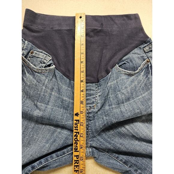 American Star Maternity Full Panel Wide Leg Jeans Sz Small  Everyday Capsule - Picture 6 of 7